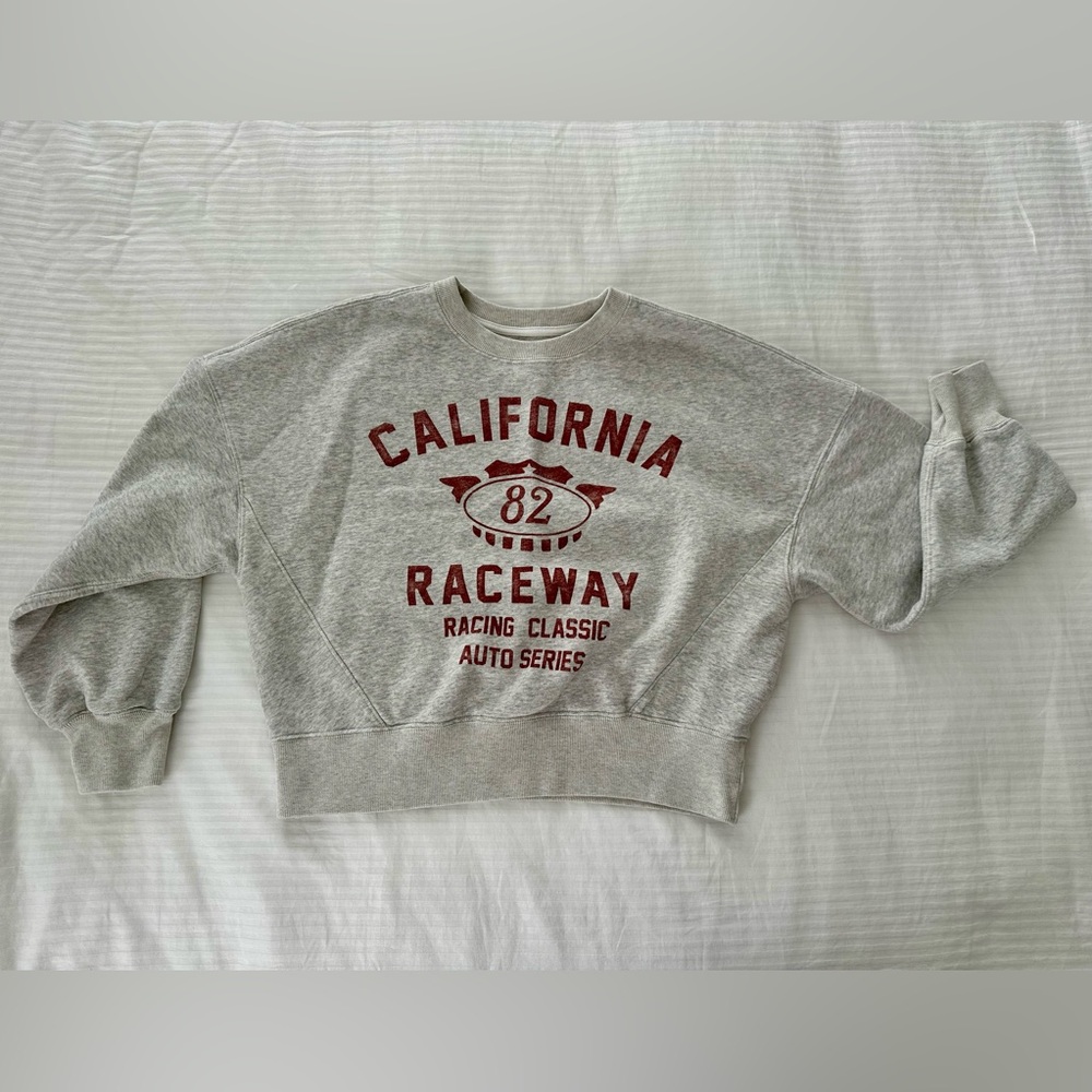 Abercrombie & Fitch Gray California Raceway Sweater